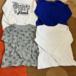 Bundle 4T boys thermal shirts